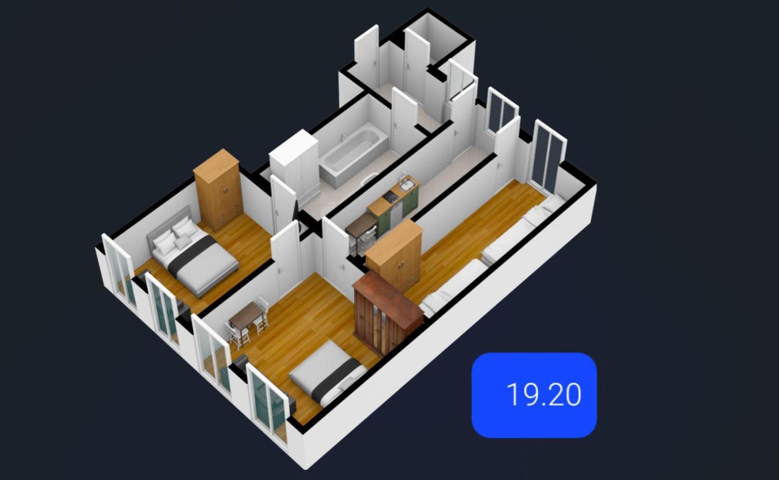 Elegant Three-Bedroom Suite Wina Bagian luar foto